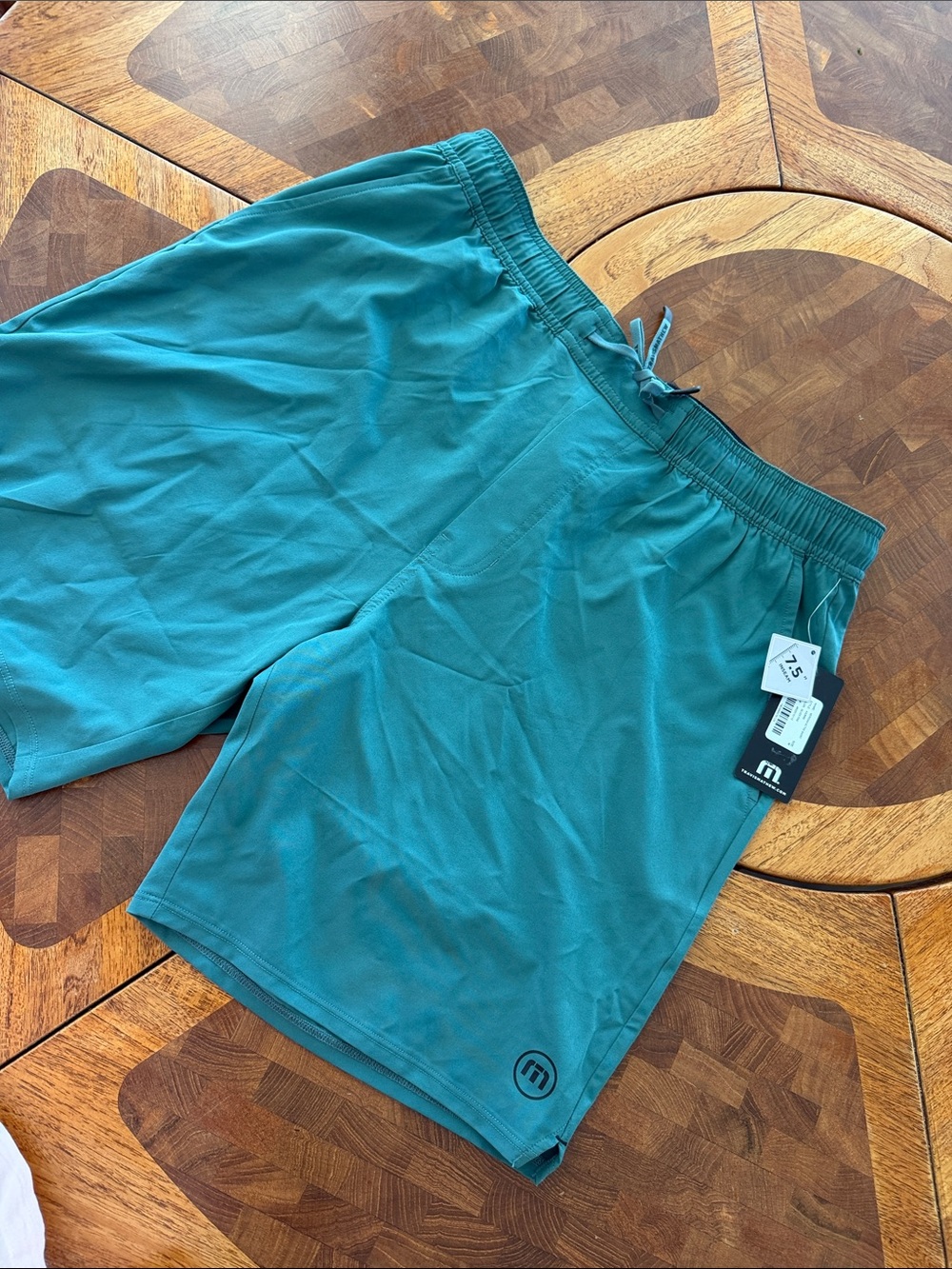 Travis Mathew Teal Green Athletic Shorts